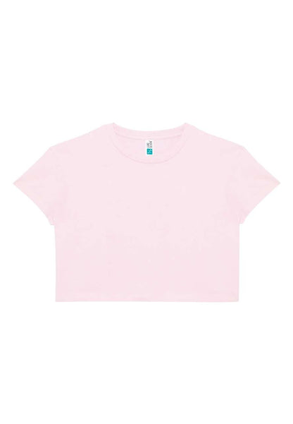 WOMENS CROP TEE – Bubblegum Pink | PrintoTerra