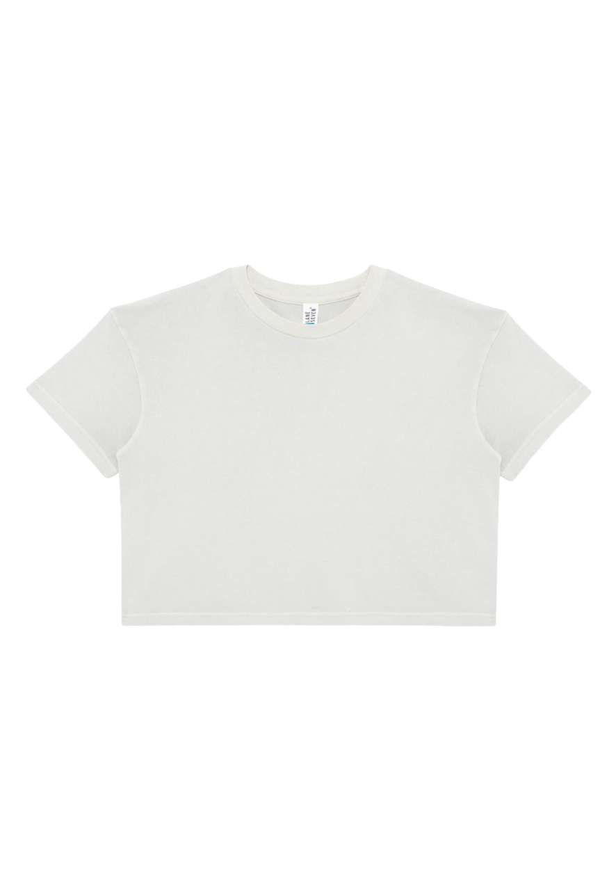 WOMENS URBAN CROP TEE GD – Pigment Lunar Rock | PrintoTerra