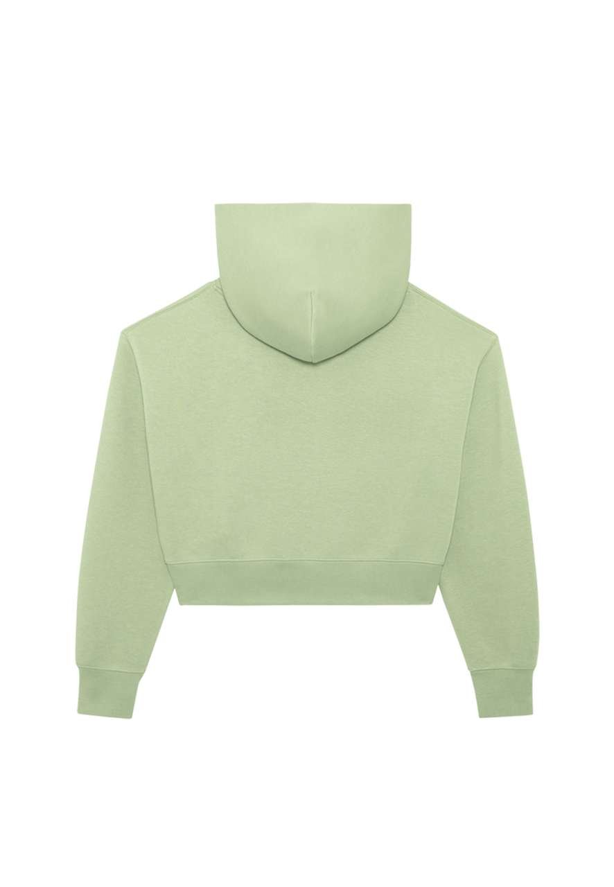 WOMENS RELAXED CROP ZIP – Matcha | PrintoTerra