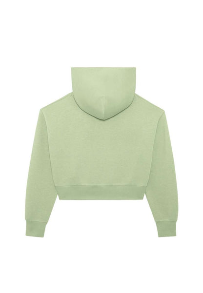 WOMENS RELAXED CROP ZIP – Matcha | PrintoTerra