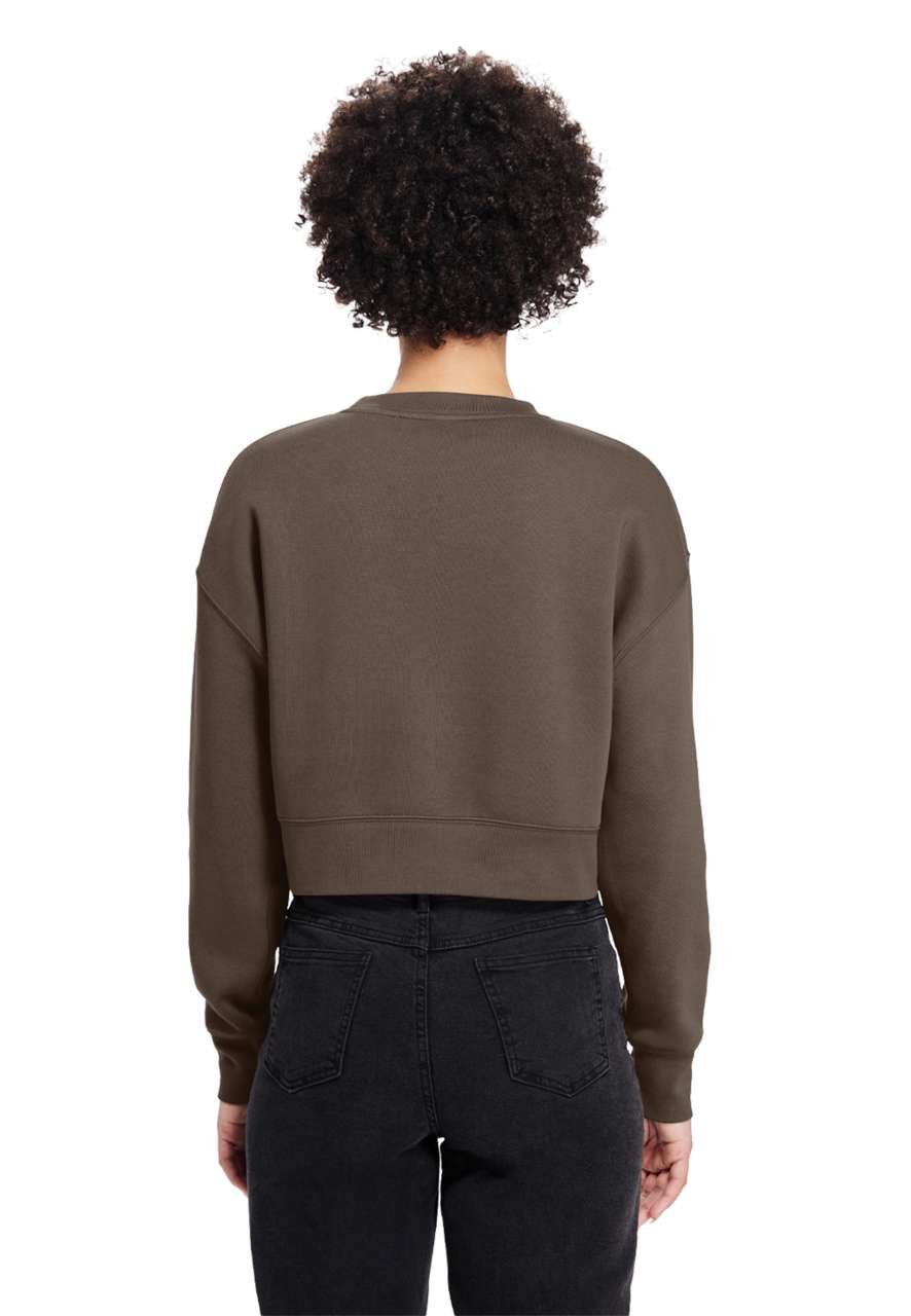 WOMENS RELAXED CROP CREWNECK | PrintoTerra