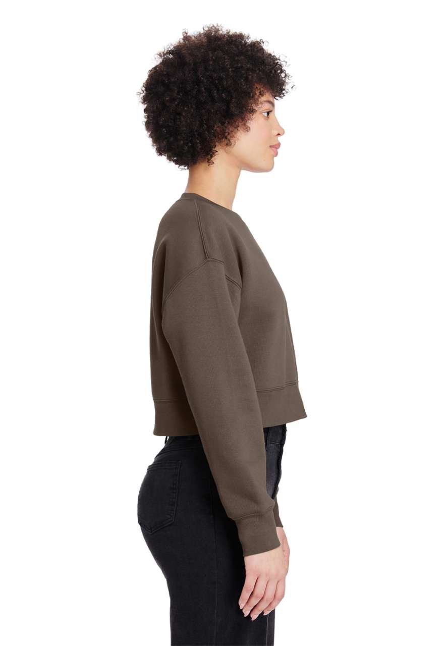 WOMENS RELAXED CROP CREWNECK | PrintoTerra