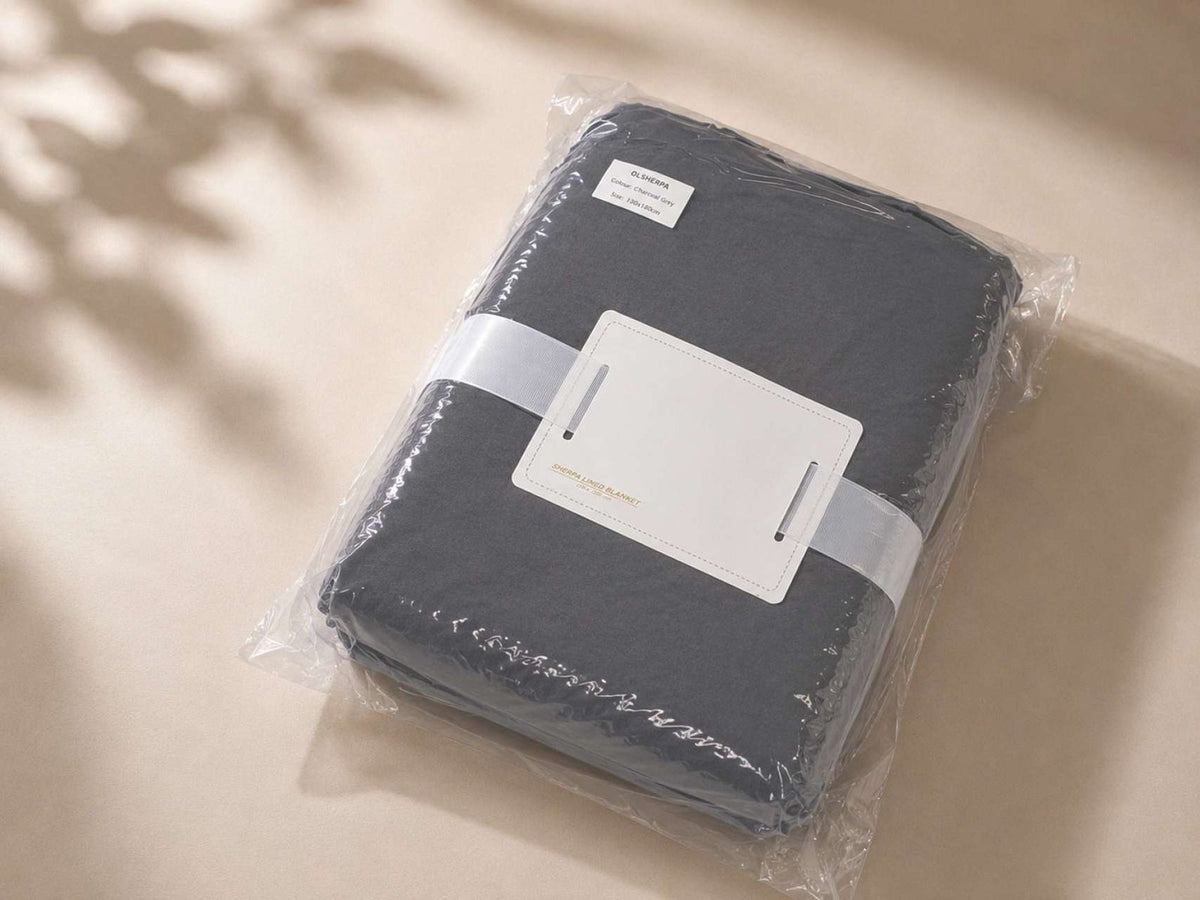 OLIMA SHERPA LINED BLANKET | PrintoTerra