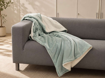 OLIMA SHERPA LINED BLANKET | PrintoTerra