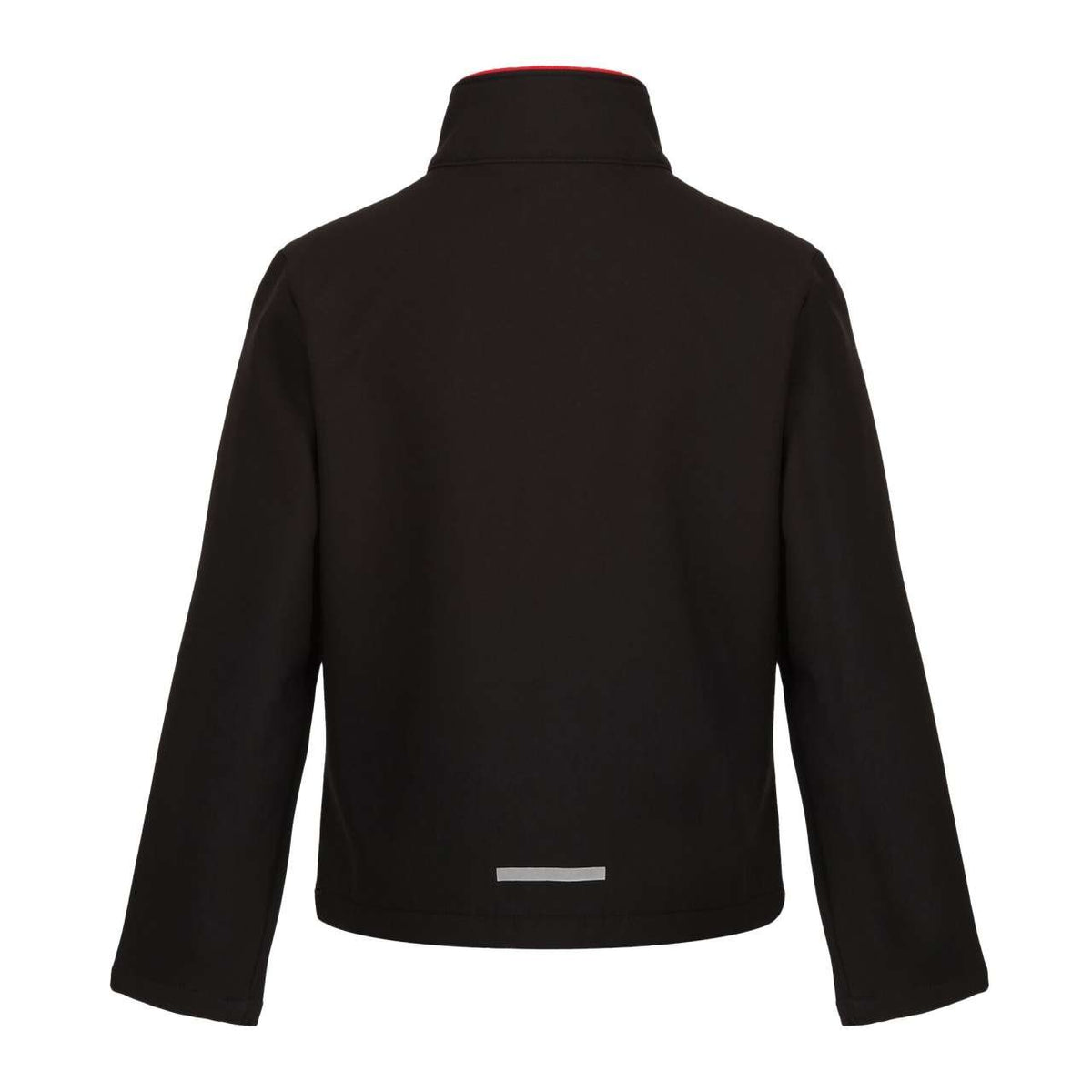 JUNIOR ABLAZE SOFTSHELL – Black/Classic Red | PrintoTerra