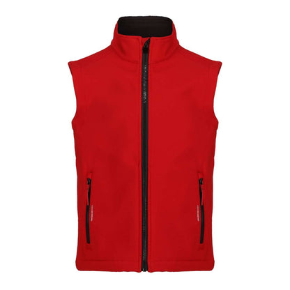 JUNIOR ABLAZE SOFTSHELL BODYWARMER – Classic Red/Black | PrintoTerra