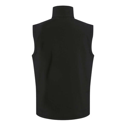 ASCENDER 2 LAYER SOFTSHELL BODYWARMER – Black/Mineral Grey | PrintoTerra