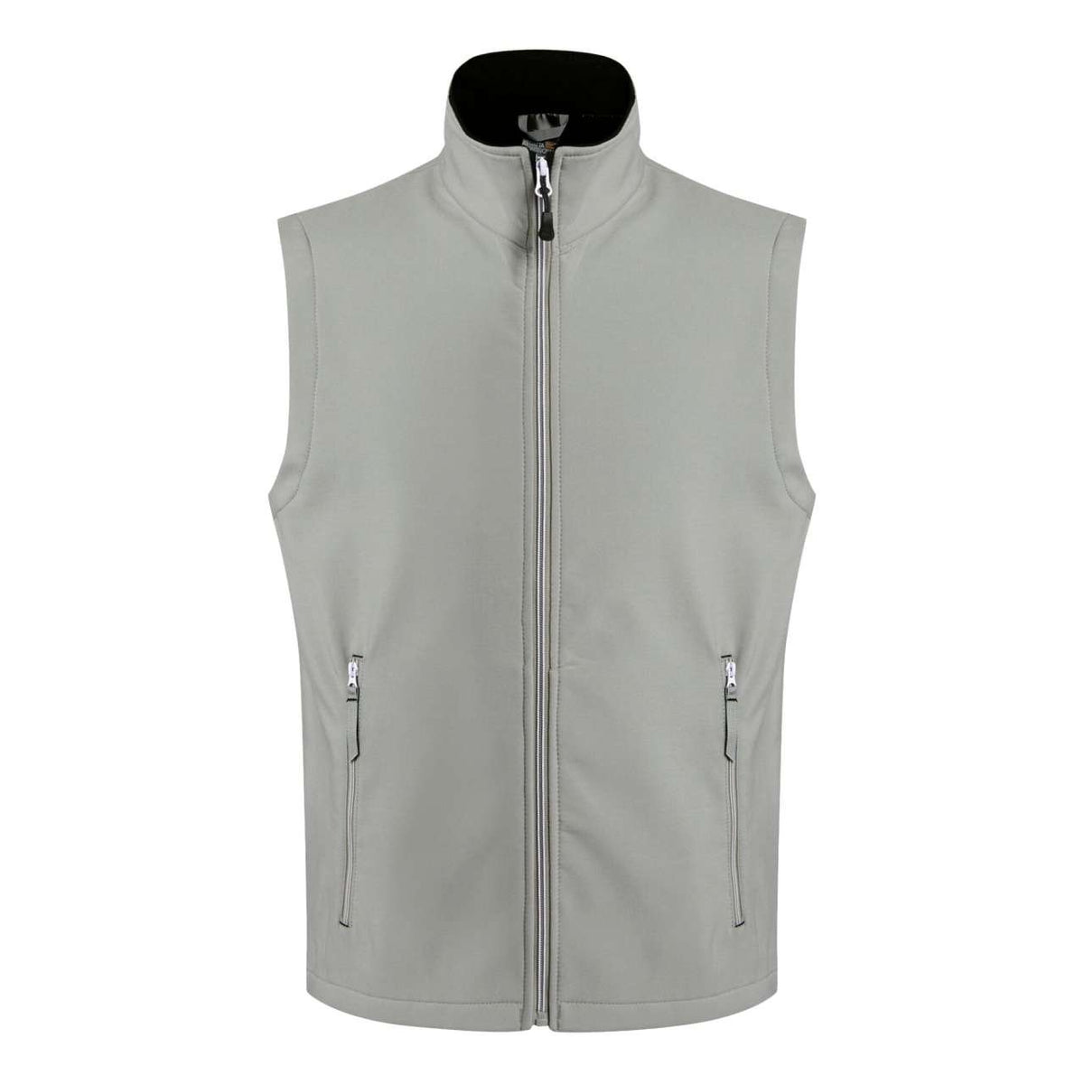 ASCENDER 2 LAYER SOFTSHELL BODYWARMER – Mineral Grey/Black | PrintoTerra