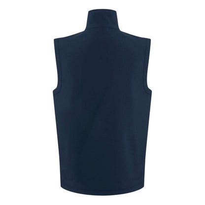 ASCENDER 2 LAYER SOFTSHELL BODYWARMER – Navy/Classic Red | PrintoTerra