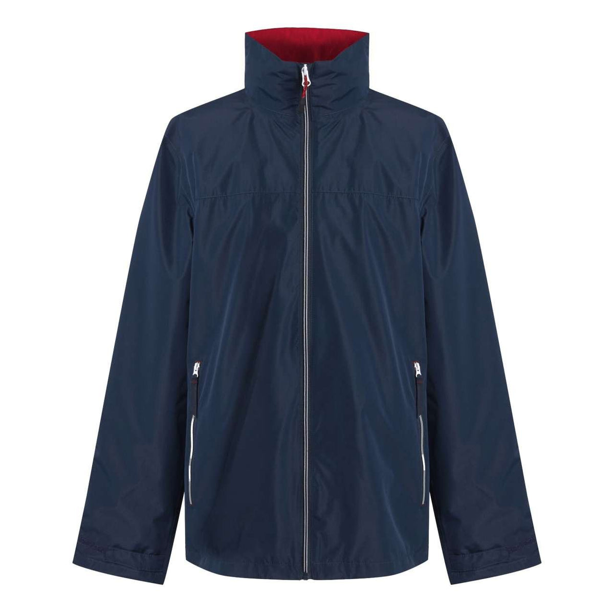 ASCENDER WATERPROOF SHELL JACKET – Navy/Classic Red | PrintoTerra