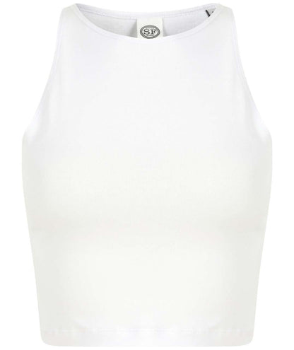 WOMEN'S CROPPED TOP – White | PrintoTerra