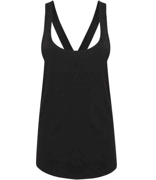 WOMEN'S FASHION WORKOUT VEST – Black | PrintoTerra